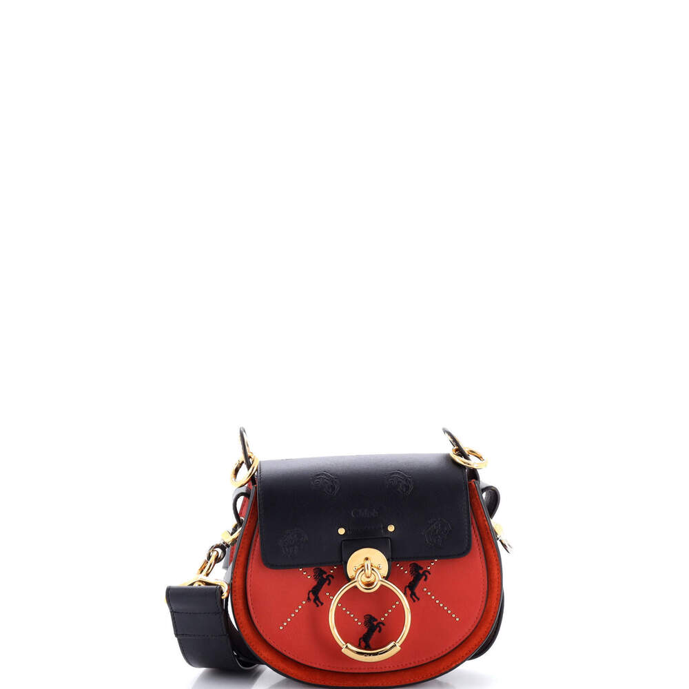 Chloe Small Tess Bag Embroidered Leather
